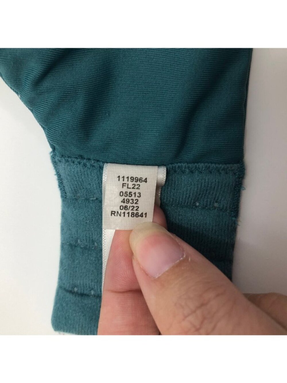 Cacique Lightly Lined Full Coverage Bra Size 42C Teal Blue - Picture 8 of 10